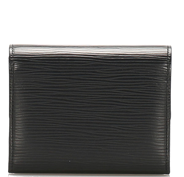 ルイ ヴィトン エピ ポルトカルトクレディ M63482 ブラック レザー カードケース メンズ LOUIS VUITTON 中古