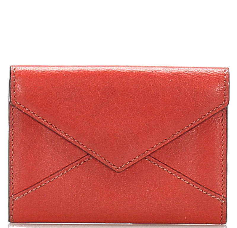 カルティエ レッド 赤 レザー コインケース レディース CARTIER 中古