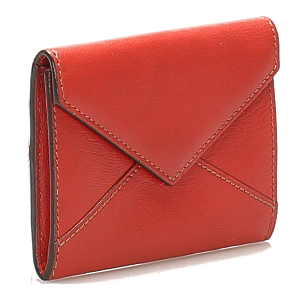 カルティエ レッド 赤 レザー コインケース レディース CARTIER 中古