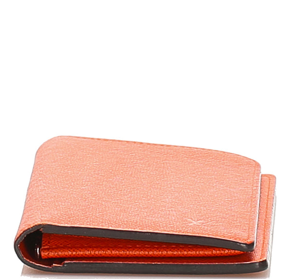 ルイ ヴィトン タイガ ポルトフォイユ  ブラザ M32839 オレンジ レザー 長財布 メンズ LOUIS VUITTON 中古