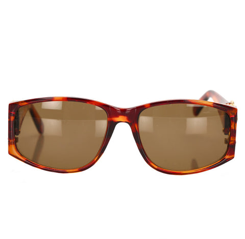 シャネル ココマーク ブラウン 茶 プラスチック サングラス レディース CHANEL 中古