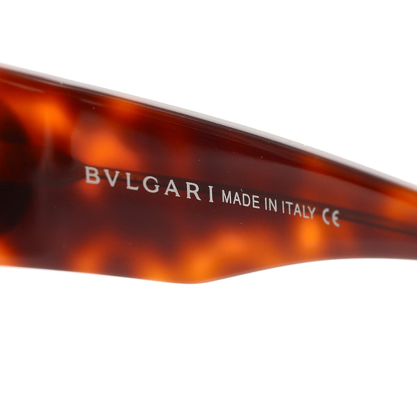 ブルガリ ブラウン プラスチック サングラス ユニセックス BVLGARI 中古