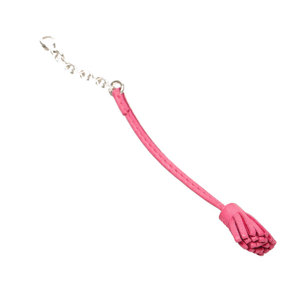 エルメス ローズ レザー カルメンチータ チャーム ユニセックス HERMES 中古