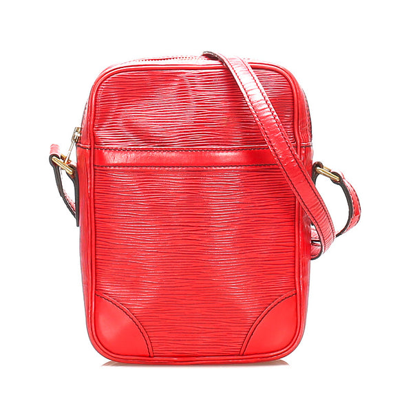 ルイ ヴィトン エピ ダヌーブ M45637 レッド 赤 レザー ショルダーバッグ ユニセックス LOUIS VUITTON 中古