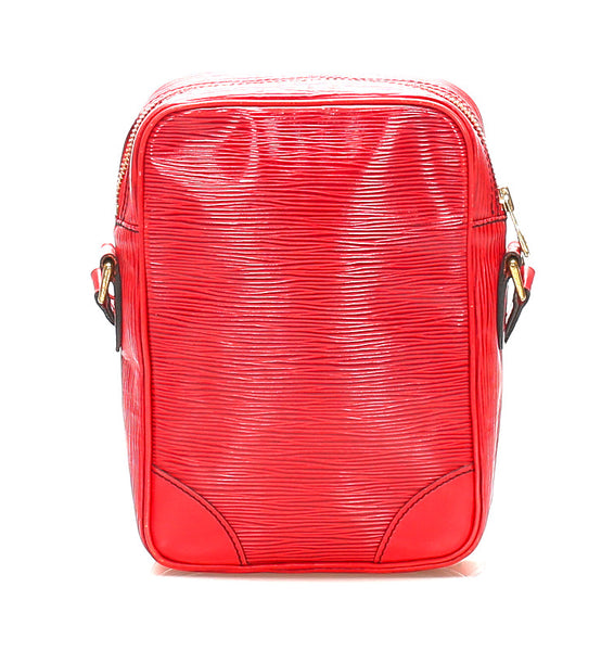 ルイ ヴィトン エピ ダヌーブ M45637 レッド 赤 レザー ショルダーバッグ ユニセックス LOUIS VUITTON 中古
