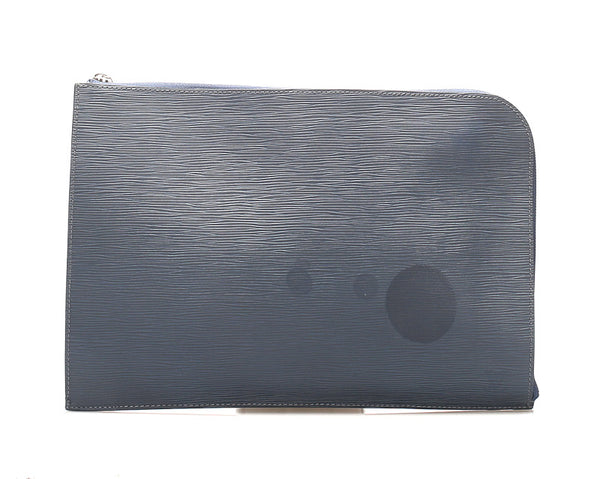 ルイ ヴィトン エピ ポシェットジュール M64153 ネイビー 紺 レザー クラッチバッグ メンズ LOUIS VUITTON 中古