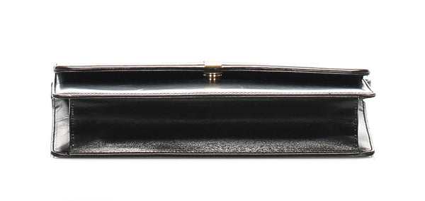 サルヴァトーレフェラガモ M218053 ブラック レザー ハンドバッグ レディース Salvatore Ferragamo 中古