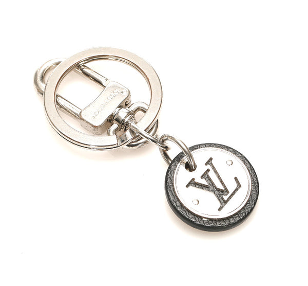 ルイ ヴィトン LV カット サークル M67362 シルバー メタル キーリング ユニセックス LOUIS VUITTON 中古