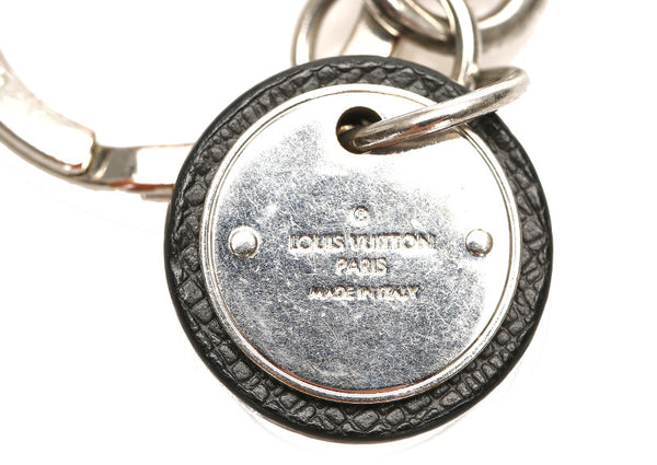 ルイ ヴィトン LV カット サークル M67362 シルバー メタル キーリング ユニセックス LOUIS VUITTON 中古