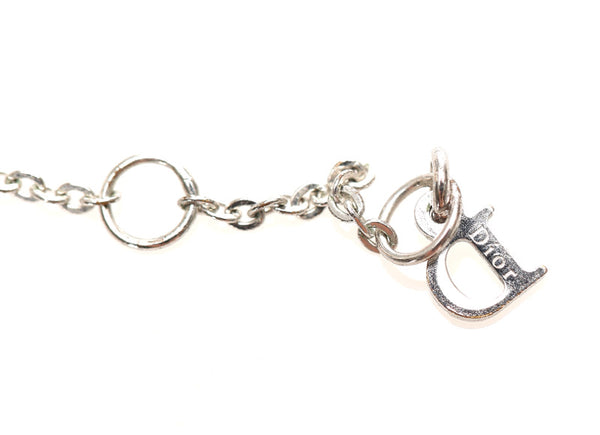 ディオール シルバー メタル 鳥モチーフ ネックレス レディース Dior 中古