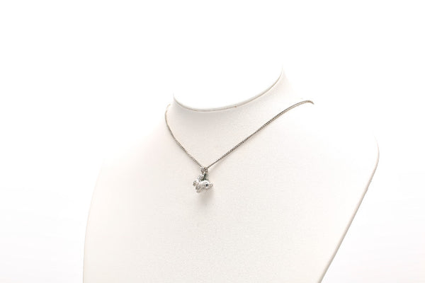 シャネル シルバー メタル うさぎ ネックレス レディース CHANEL 中古