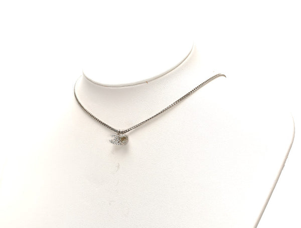 シャネル シルバー メタル ネックレス レディース CHANEL 中古