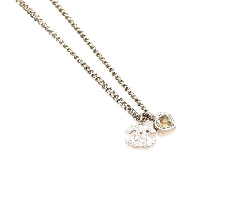 シャネル シルバー メタル ネックレス レディース CHANEL 中古