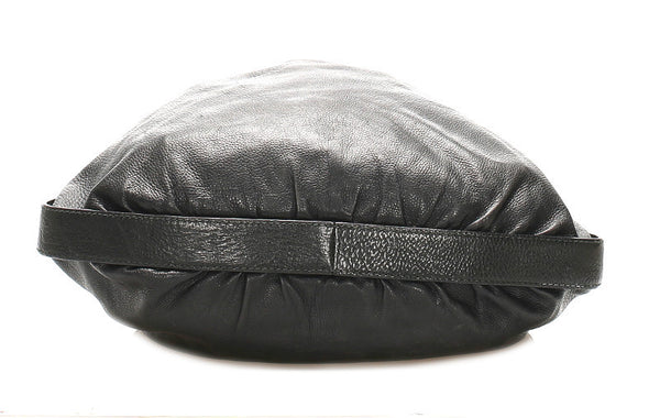 グッチ ソーホー 223951 ブラック レザー ショルダーバッグ レディース GUCCI 中古