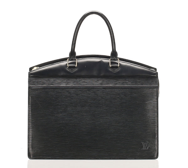 ルイ ヴィトン エピ リヴィエラ M48182 ブラック ノワール レザー ハンドバッグ レディース LOUIS VUITTON 中古