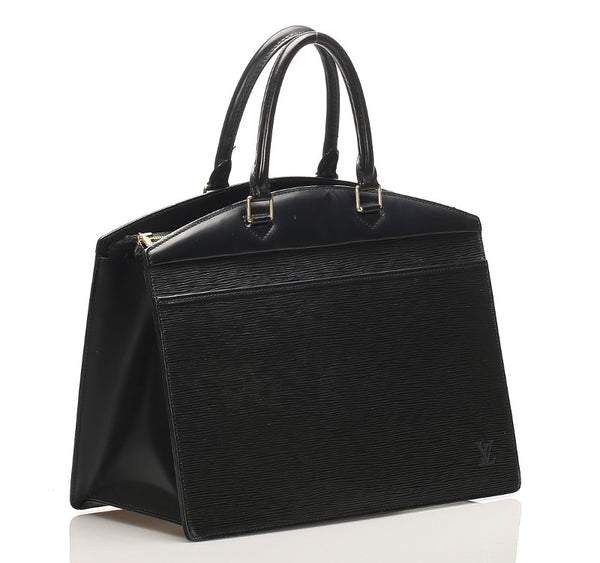 ルイ ヴィトン エピ リヴィエラ M48182 ブラック ノワール レザー ハンドバッグ レディース LOUIS VUITTON 中古