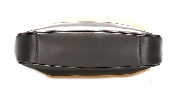 グッチ シェリー バンブー 001 4095 カーキ ブラウン キャンバス レザー ハンドバッグ ショルダーバッグ 2WAY レディース GUCCI 中古