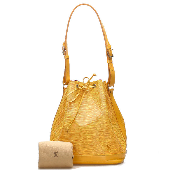 ルイ ヴィトン エピ ノエ M44009 イエロー 黄色 レザー ショルダーバッグ ユニセックス LOUIS VUITTON 中古