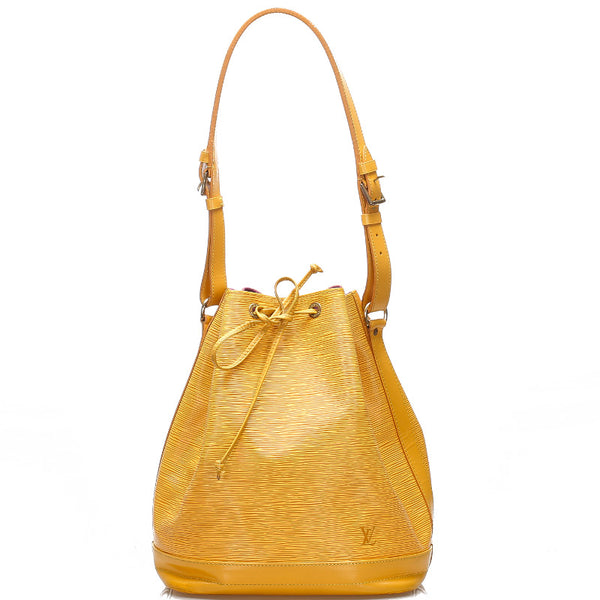 ルイ ヴィトン エピ ノエ M44009 イエロー 黄色 レザー ショルダーバッグ ユニセックス LOUIS VUITTON 中古