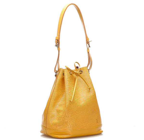 ルイ ヴィトン エピ ノエ M44009 イエロー 黄色 レザー ショルダーバッグ ユニセックス LOUIS VUITTON 中古