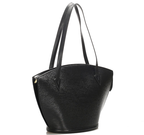 ルイ ヴィトン エピ サンジャック M52272 ブラック 黒 レザー ハンドバッグ レディース LOUIS VUITTON 中古