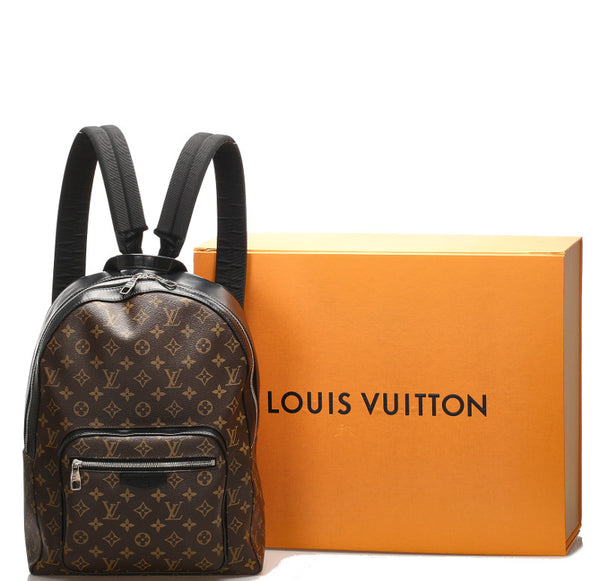 ルイ ヴィトン モノグラム ジョッシュ M41530 ブラウン 茶 PVC レザー リュック・デイパック ユニセックス LOUIS VUITTON 中古