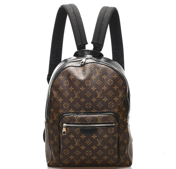 ルイ ヴィトン モノグラム ジョッシュ M41530 ブラウン 茶 PVC レザー リュック・デイパック ユニセックス LOUIS VUITTON 中古
