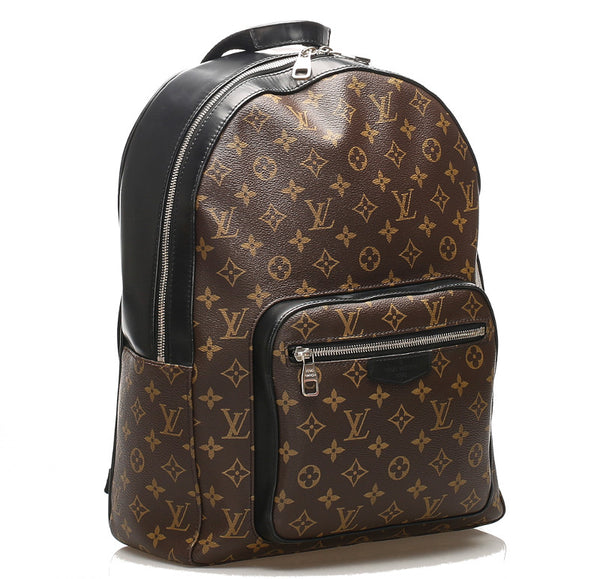 ルイ ヴィトン モノグラム ジョッシュ M41530 ブラウン 茶 PVC レザー リュック・デイパック ユニセックス LOUIS VUITTON 中古