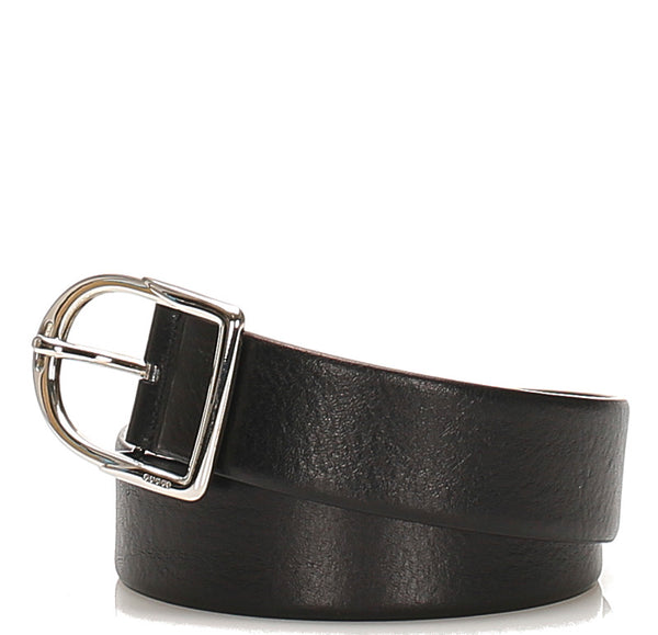 グッチ 138612 ブラック 黒 レザー ベルト レディース GUCCI 中古