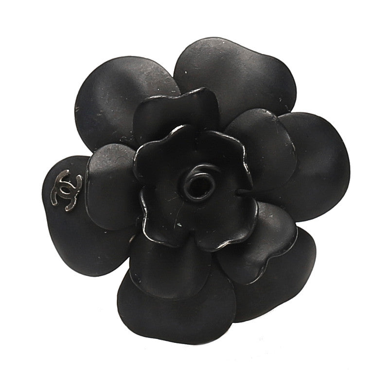 シャネル 03 A シルバー メタル フラワーモチーフ リング 指輪 レディース CHANEL 13.5号 中古