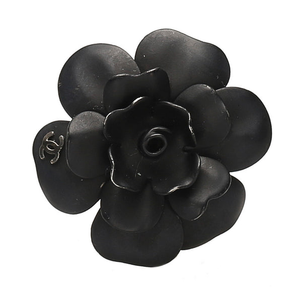 シャネル 03 A シルバー メタル フラワーモチーフ リング 指輪 レディース CHANEL 13.5号 中古