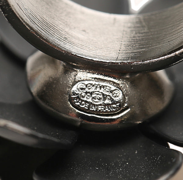 シャネル 03 A シルバー メタル フラワーモチーフ リング 指輪 レディース CHANEL 13.5号 中古