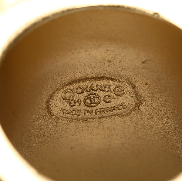 シャネル ゴールド メッキ ココマーク リング 指輪 レディース CHANEL 14号 中古