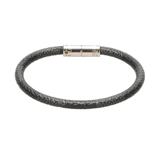 ルイ ヴィトン ブラック PVC ダミエグラフィット ブレスレット レディース LOUIS VUITTON 中古
