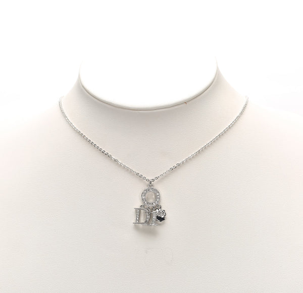 ディオール シルバー メタル ネックレス レディース Dior 中古