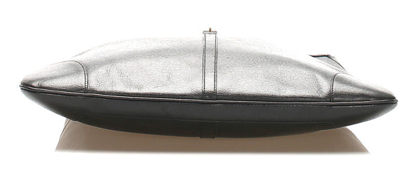 グッチ バンブー 001・4061 ブラック 黒 レザー ショルダーバッグ レディース GUCCI 中古