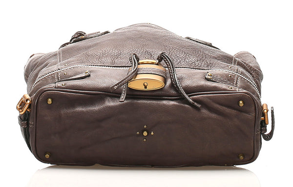 クロエ パディントン ブラウン 茶 レザー トートバッグ レディース Chloe 中古