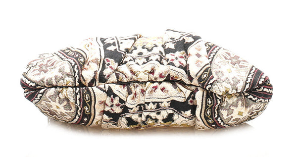 グッチ ヒステリア 203486 ピンクベージュ キャンバス ハンドバッグ ショルダーバッグ 2WAY レディース GUCCI 中古