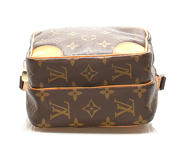 ルイ ヴィトン モノグラム アマゾン M45236 ブラウン PVC レザー 斜め掛け ショルダーバッグ ユニセックス LOUIS VUITTON 中古