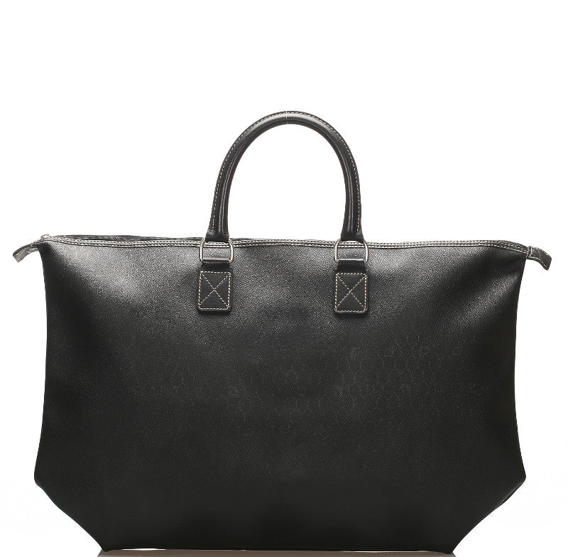 クリスチャンディオール ブラック レザー ボストンバッグ レディース Christian Dior 中古