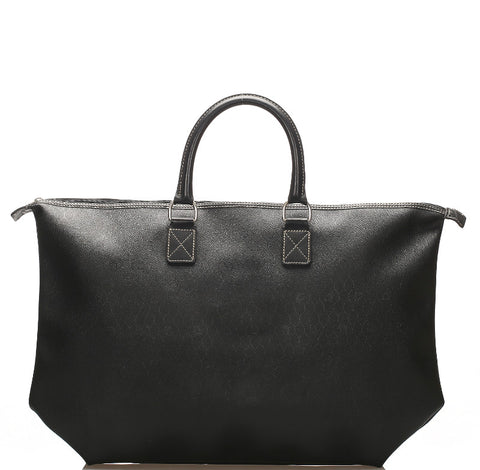 クリスチャンディオール ブラック レザー ボストンバッグ レディース Christian Dior 中古