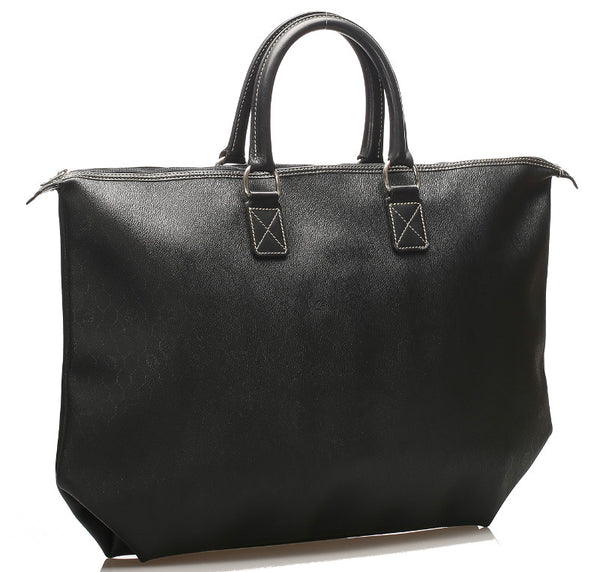 クリスチャンディオール ブラック レザー ボストンバッグ レディース Christian Dior 中古