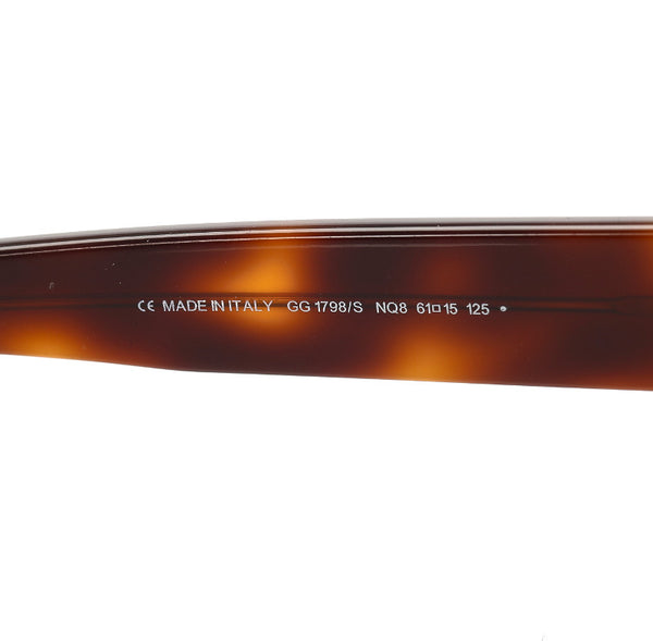 グッチ ブラウン プラスチック サングラス ユニセックス GUCCI 中古