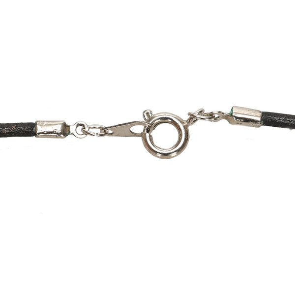 ブルガリ シルバー レザー メタル キーホルダー ユニセックス BVLGARI 中古