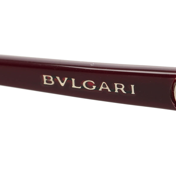 ブルガリ ボルドー プラスチック サングラス ユニセックス BVLGARI 中古