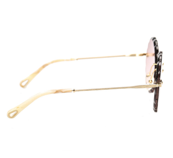 クロエ ゴールド ホワイト メッキ サングラス レディース Chloe 中古