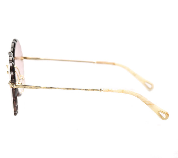 クロエ ゴールド ホワイト メッキ サングラス レディース Chloe 中古