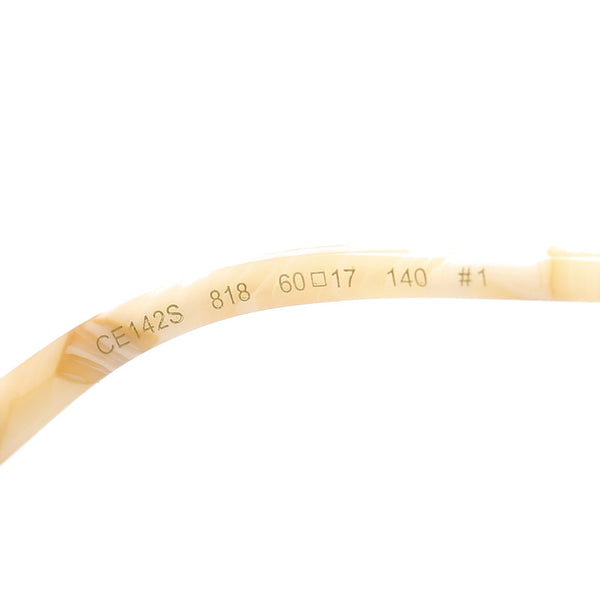 クロエ ゴールド ホワイト メッキ サングラス レディース Chloe 中古