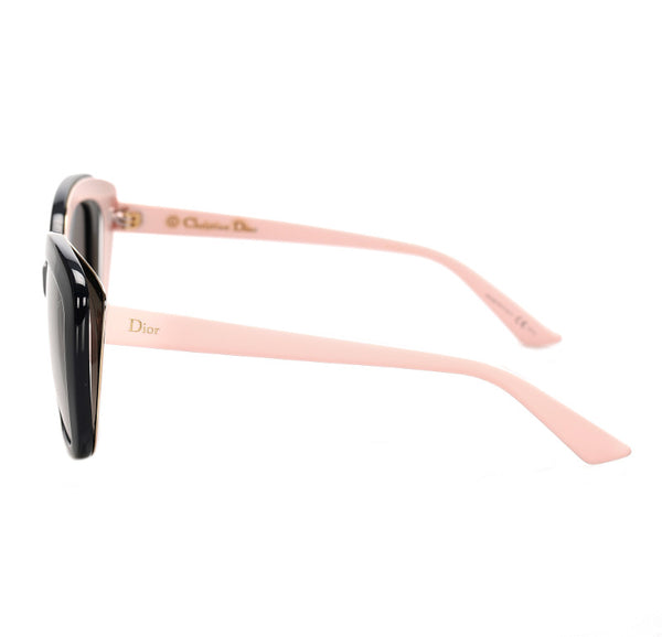 クリスチャンディオール ネイビー ピンク プラスチック サングラス レディース Christian Dior 中古