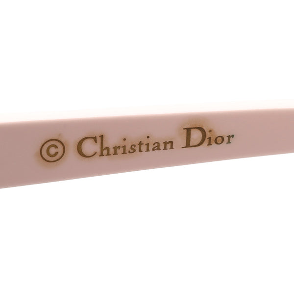 クリスチャンディオール ネイビー ピンク プラスチック サングラス レディース Christian Dior 中古